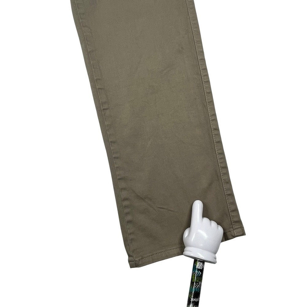 Peter Millar Signature Sateen Five-Pocket Pants Mens 32x33 Khaki ME0B39 *Flaw - Picture 8 of 16